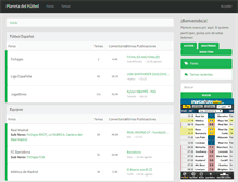 Tablet Screenshot of planetadelfutbol.com